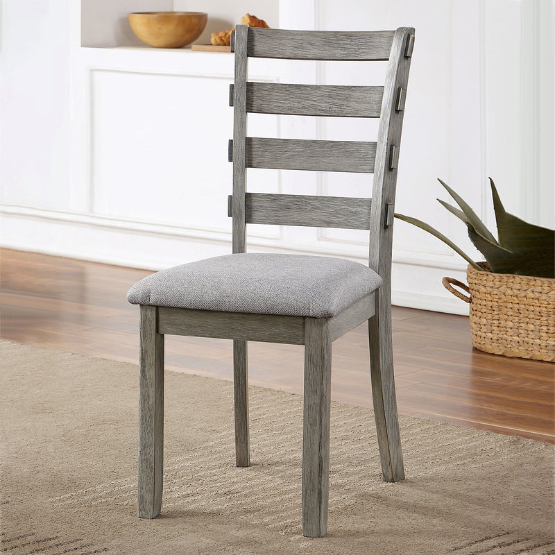 Laquila Gray 6 Pc. Dining Room Set w/ Bench