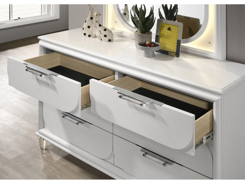 Lareina Pearl White Dresser