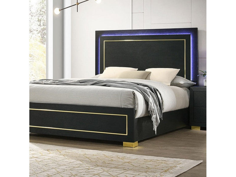 Latimer Black Queen Bed