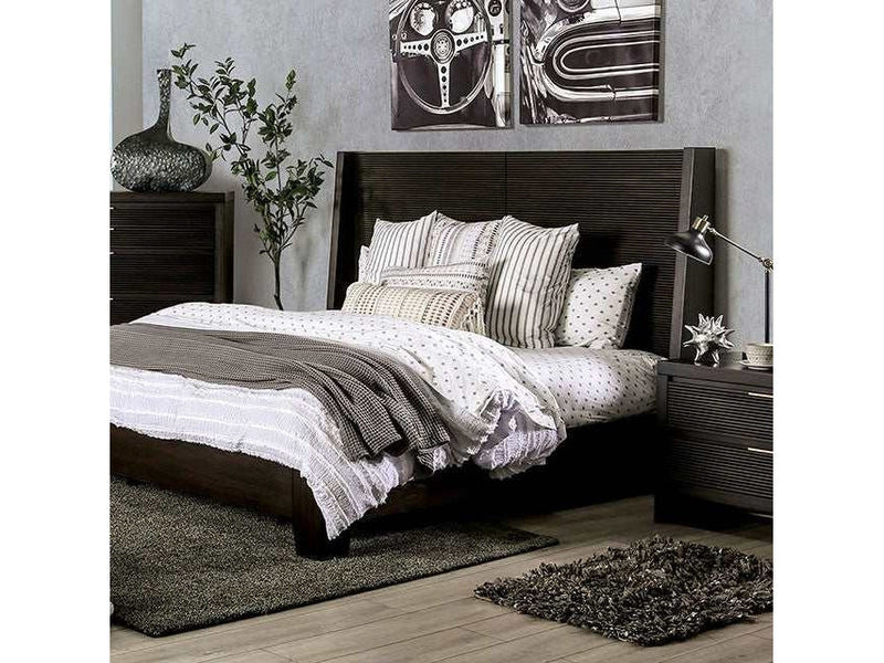 Laurentian Dark Walnut Queen Bed