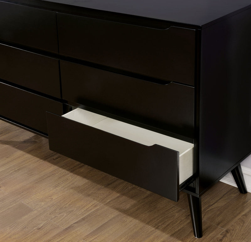 Lennart Black 4 Pc. Queen Bedroom Set