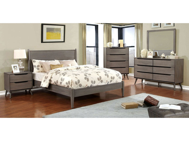 Lennart Gray 4 Pc. Queen Bedroom Set