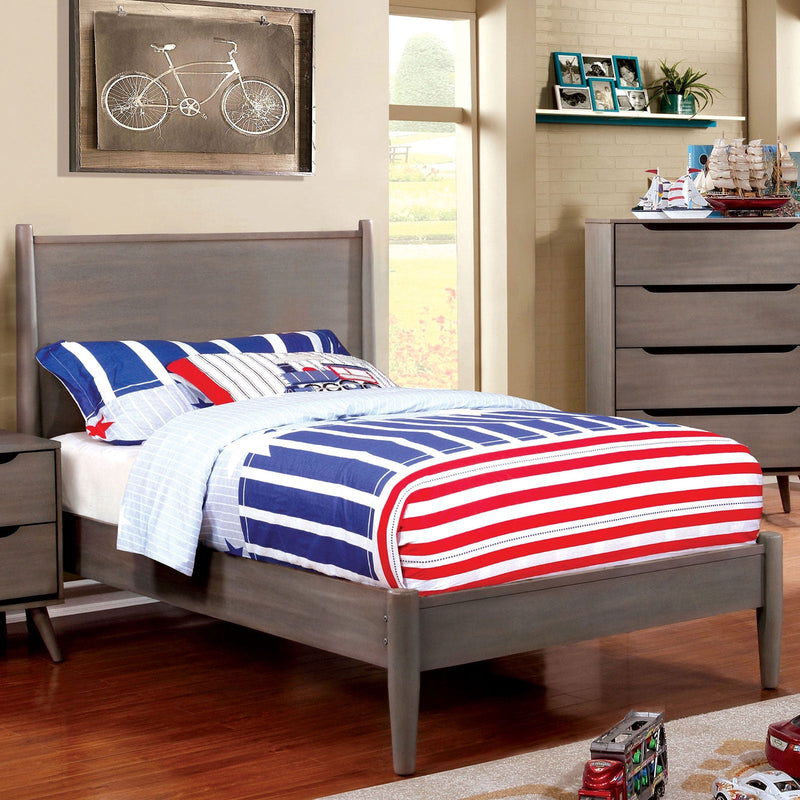 Lennart Gray 4 Pc. Twin Bedroom Set