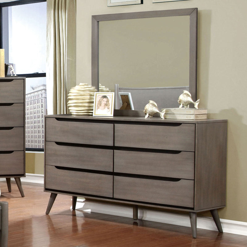 Lennart Gray 4 Pc. Twin Bedroom Set