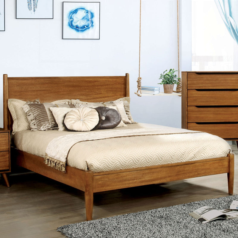 Lennart Oak 5 Pc. Queen Bedroom Set w/ 2NS