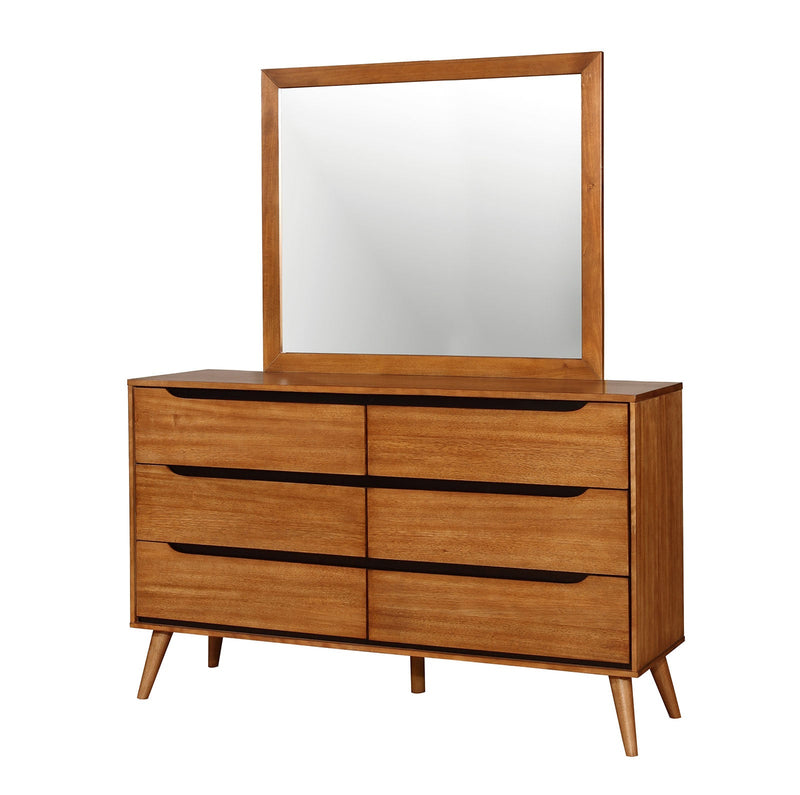 Lennart Oak 5 Pc. Queen Bedroom Set w/ 2NS