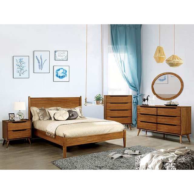 Lennart Oak Twin Bed