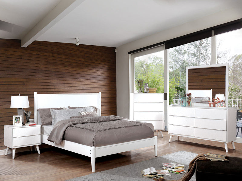 Lennart White 4 Pc. Queen Bedroom Set