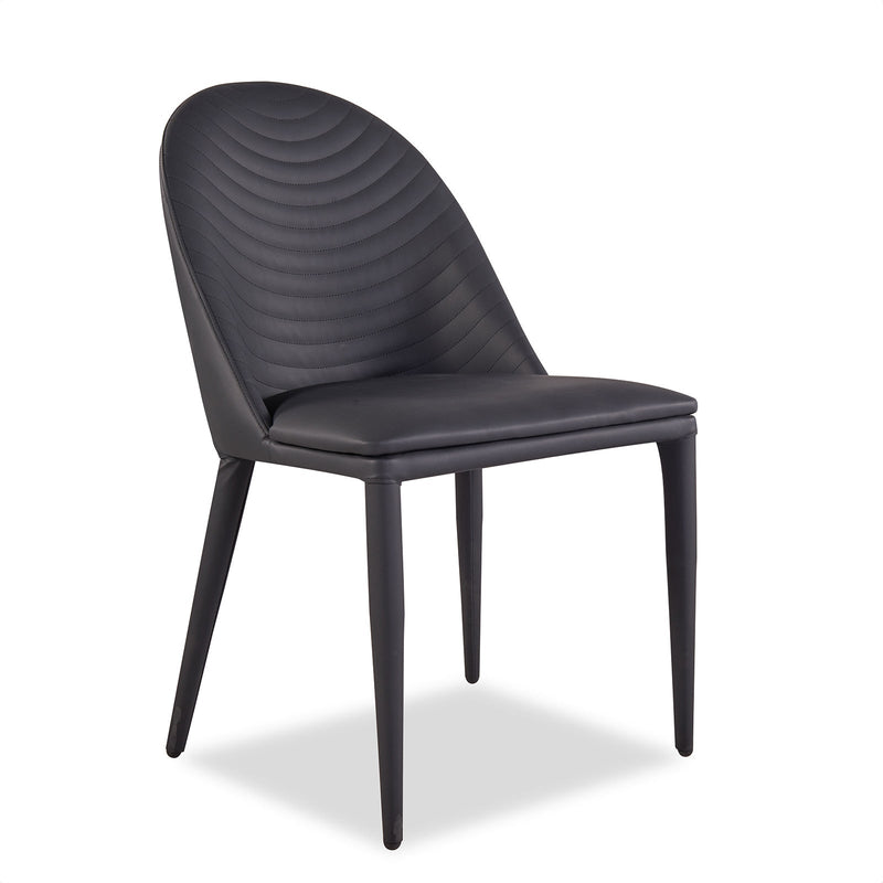 Lenvik Black/White Side Chair (Set of 2)