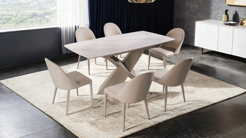 Lenvik Brown Dining Table