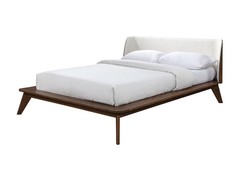 Lenzburg Walnut/Beige E.King Bed