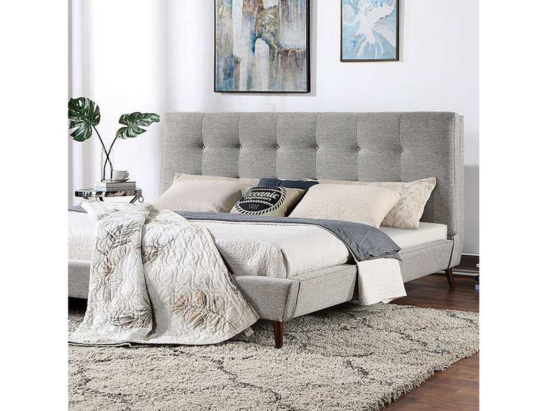 Leomin Gray California King Bed