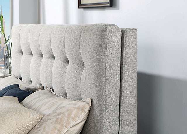 Leomin Gray California King Bed