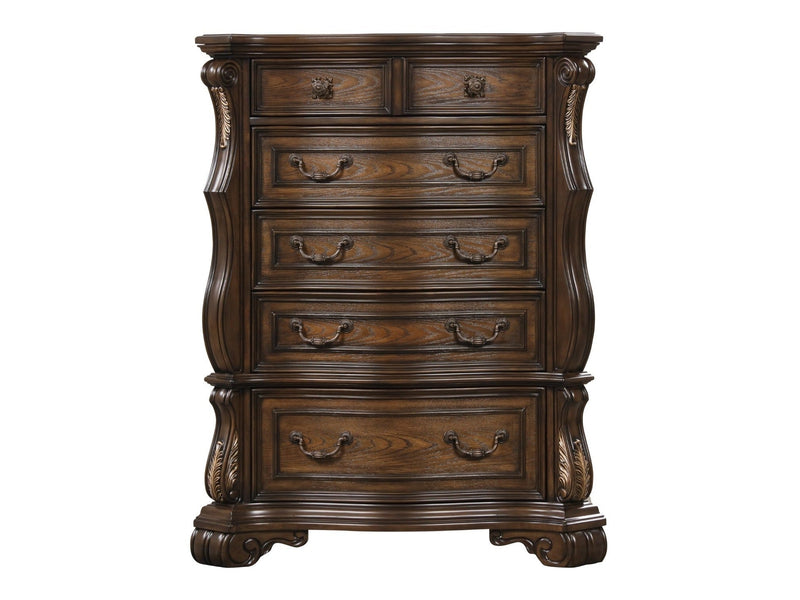 Leovanni Dark Brown Chest