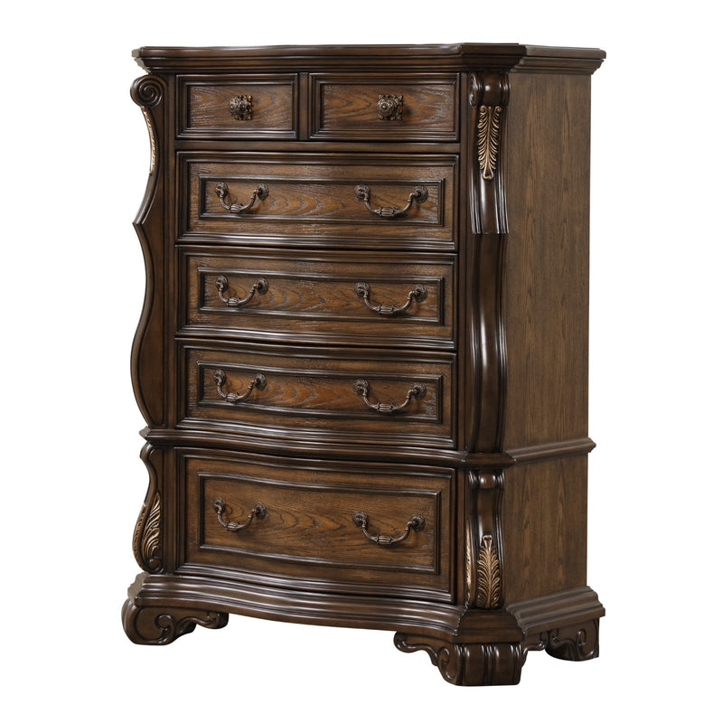 Leovanni Dark Brown Chest