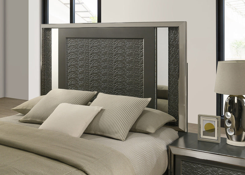 Leyland Dark Gray Queen Bed
