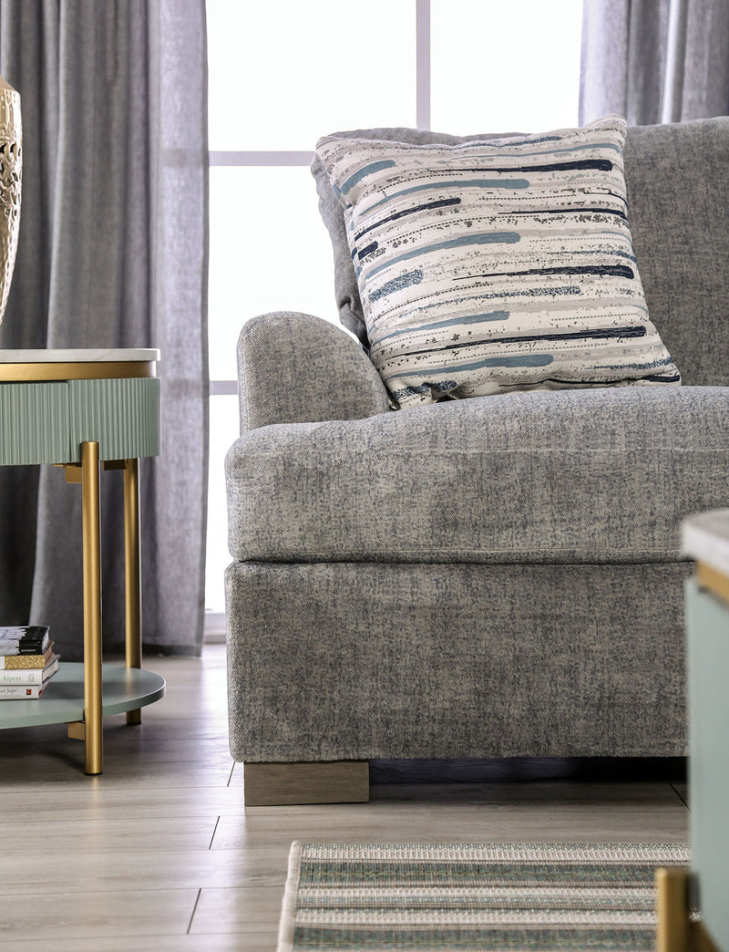 Leytonstone Gray Loveseat