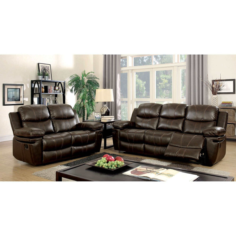 Listowel Brown Loveseat