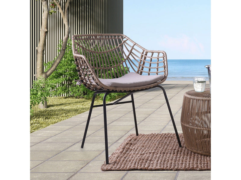 Livana Natural Outdoor Chair (Set of 4)
