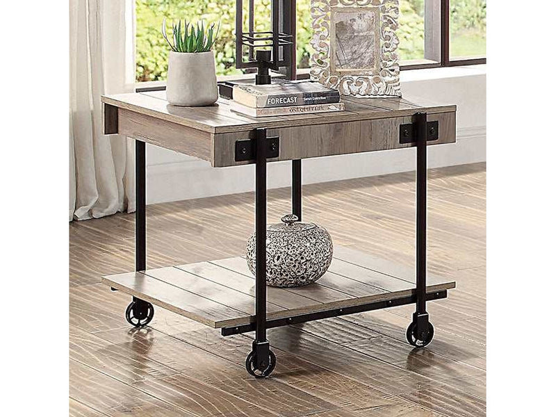 Lobb Natural Tone End Table