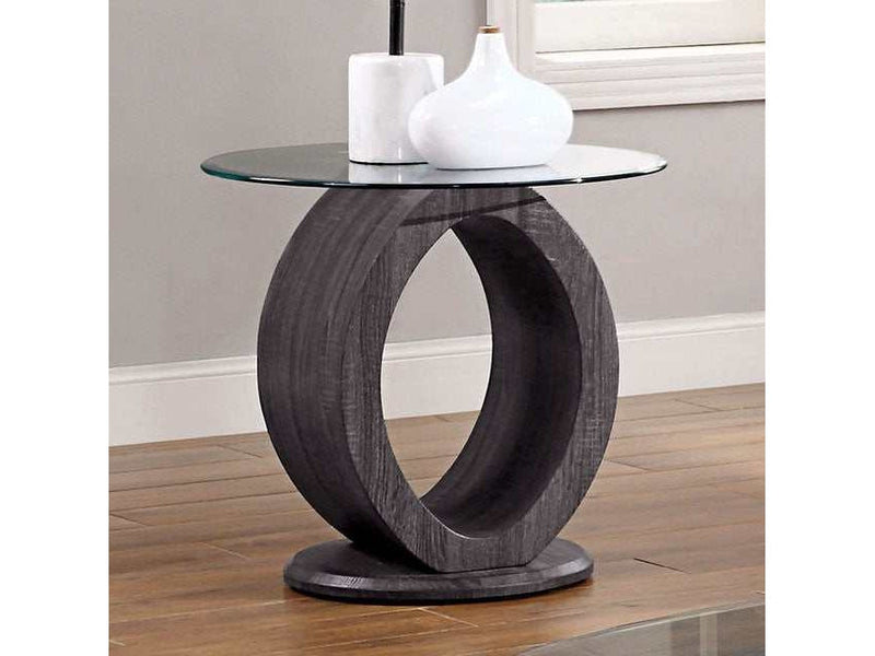 Lodia Gray End Table