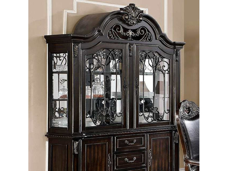 Lombardy Walnut Hutch & Buffet