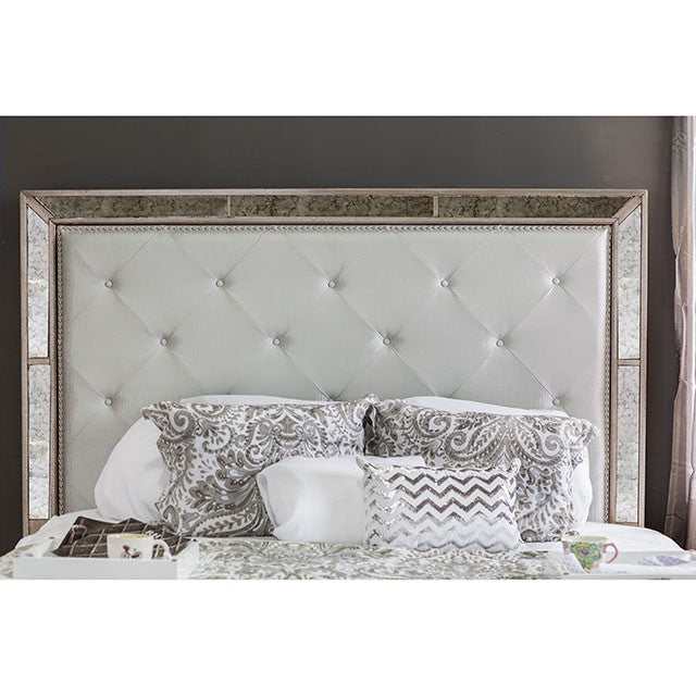 Loraine Champagne Eastern King Bed