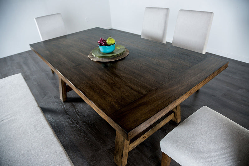 Losone Brown 6 Pc. Dining Room Set w/ Bench