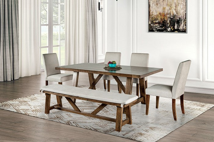 Losone Brown/White Side Chair (Set of 2)