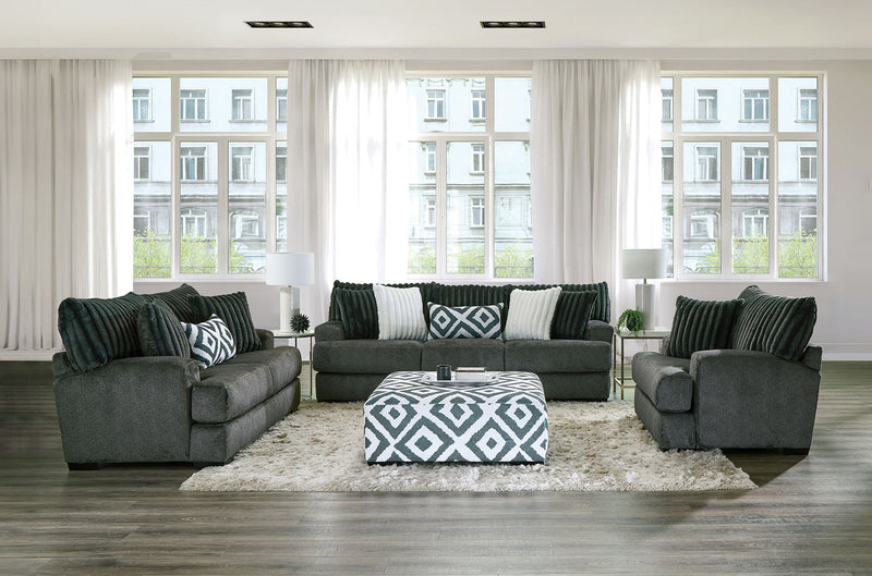 Loughlin Gun Metal Loveseat