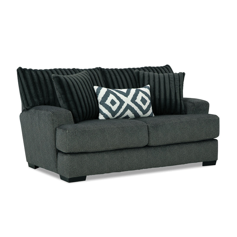 Loughlin Gun Metal Sofa & Loveseat