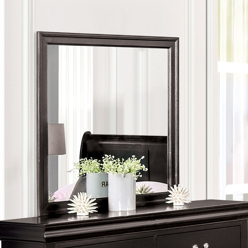 Louis Philippe Black 5 Pc. Queen Bedroom Set w/ 2NS