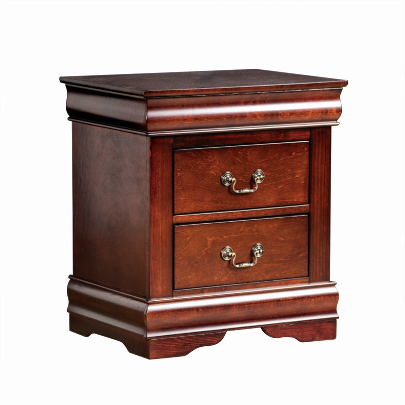 Louis Philippe Dark Cherry 4 Pc. Queen Bedroom Set