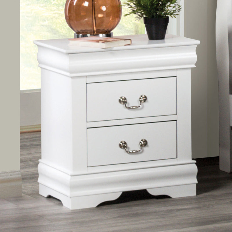 Louis Philippe White 4 Pc. Queen Bedroom Set