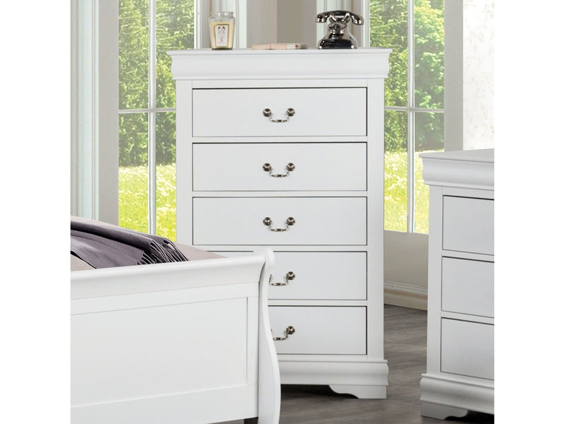 Louis Philippe White Chest