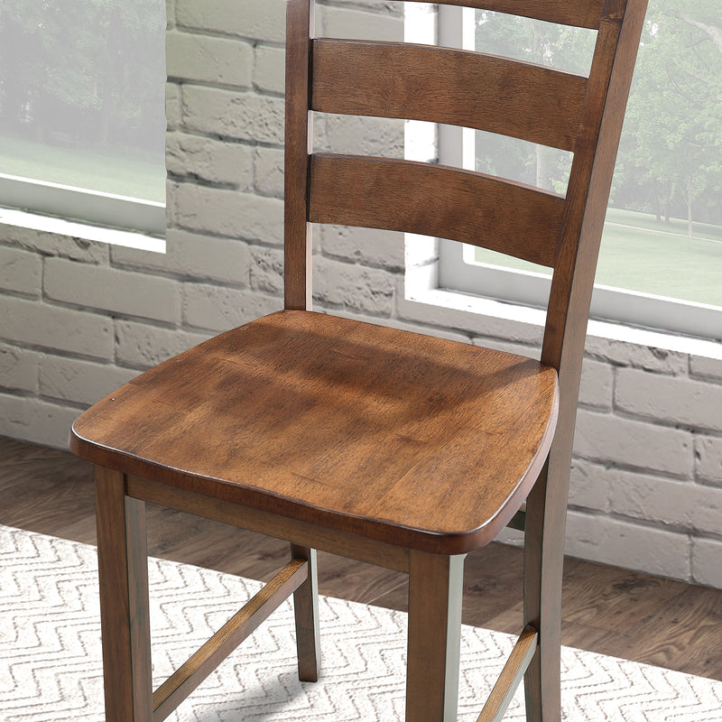 Lubbock Walnut 5 Pc. Counter Height Set