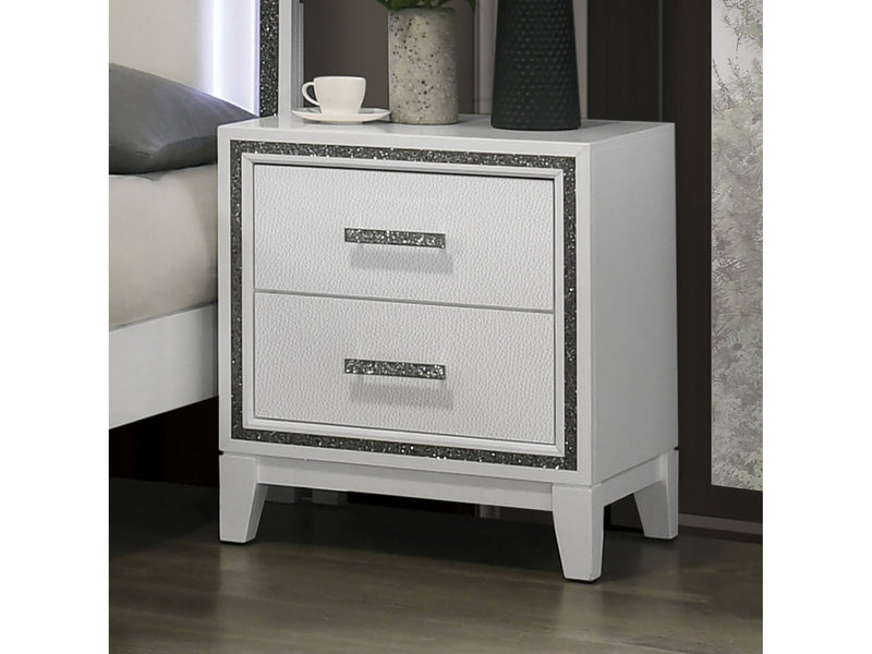 Lucida White Nightstand