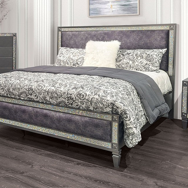 Lyanne Gray Queen 4 Piece Bedroom Set