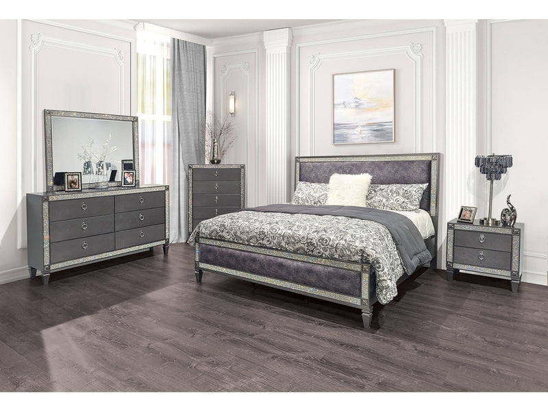 Lyanne Gray Queen Bed