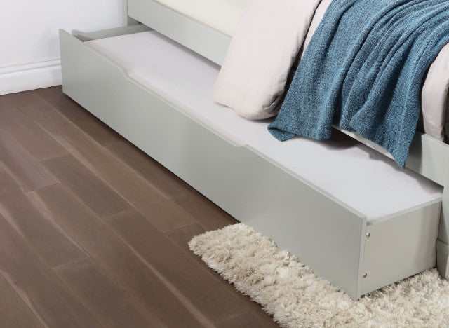 Lycorida Gray Twin Bed