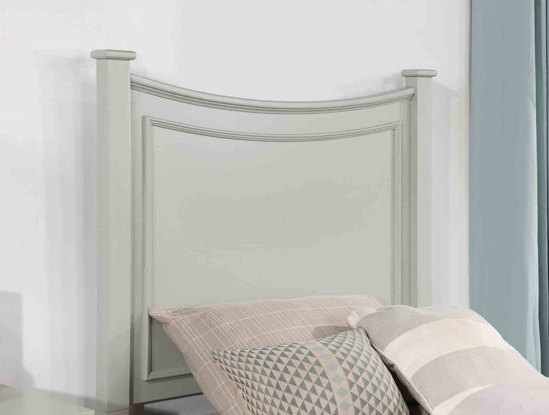 Lycorida Light Gray Twin Bed