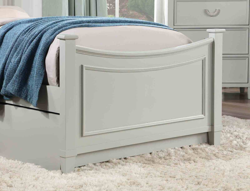 Lycorida Light Gray Twin Bed