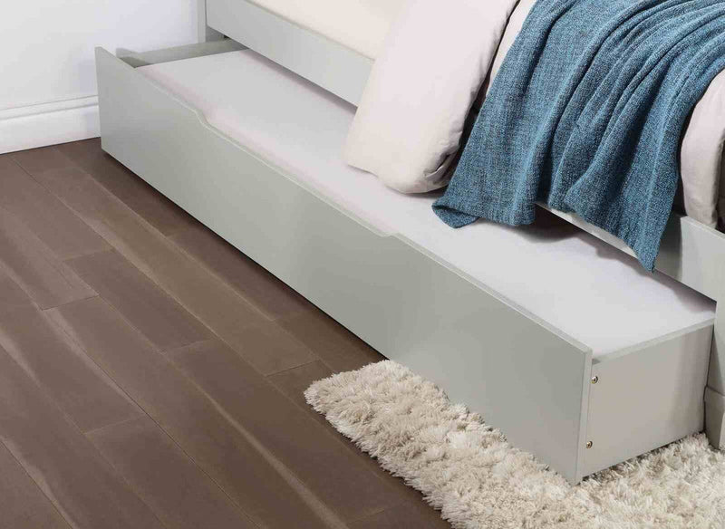 Lycorida Light Gray Twin Bed