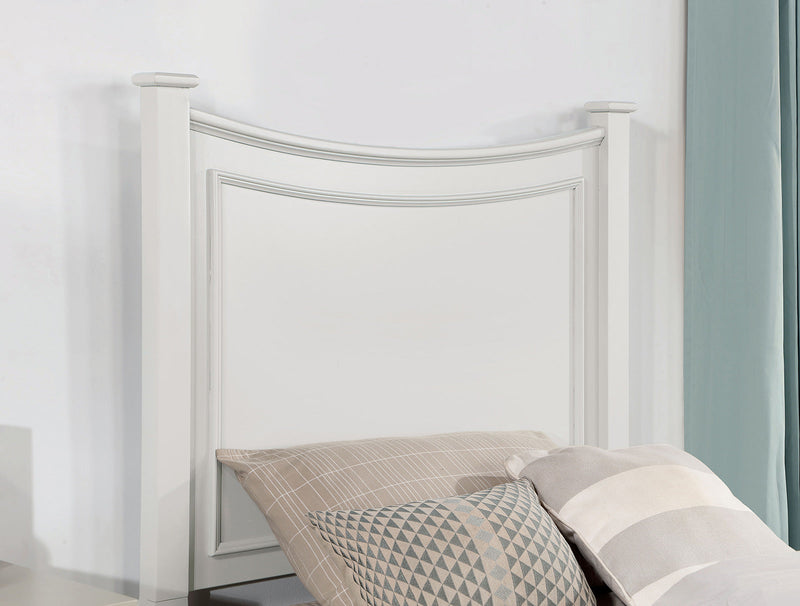 Lycorida White Twin Bed