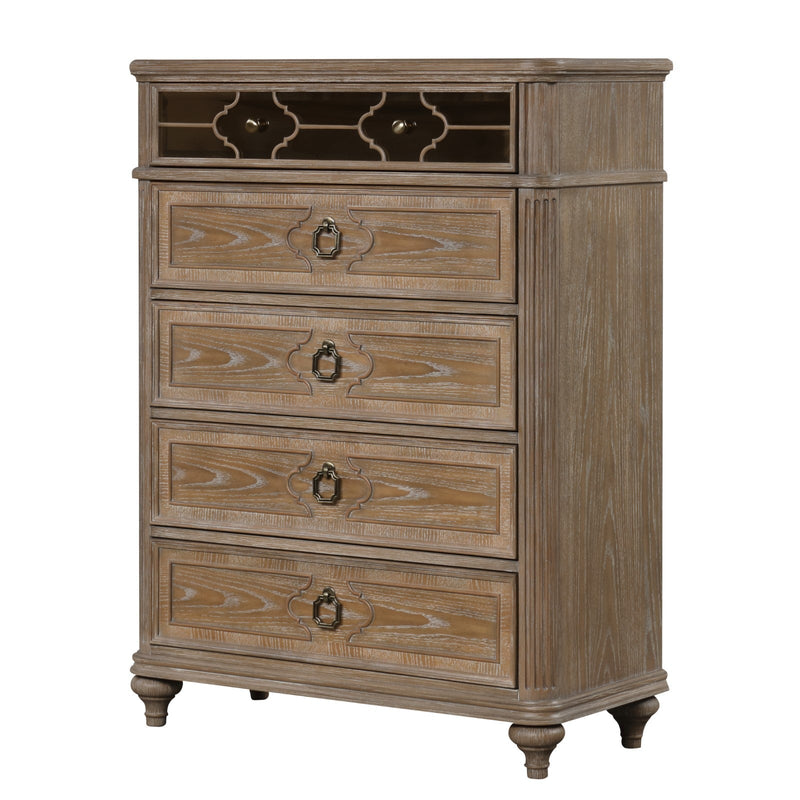 Lyris  Rustic Oak Chest