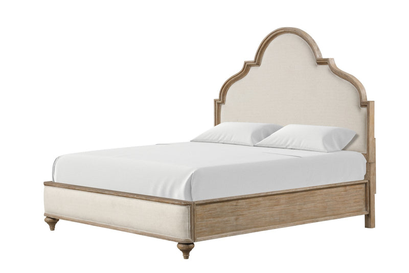 Lyris  Rustic Oak Queen 5 Piece Bedroom Set w/2 Nightstands