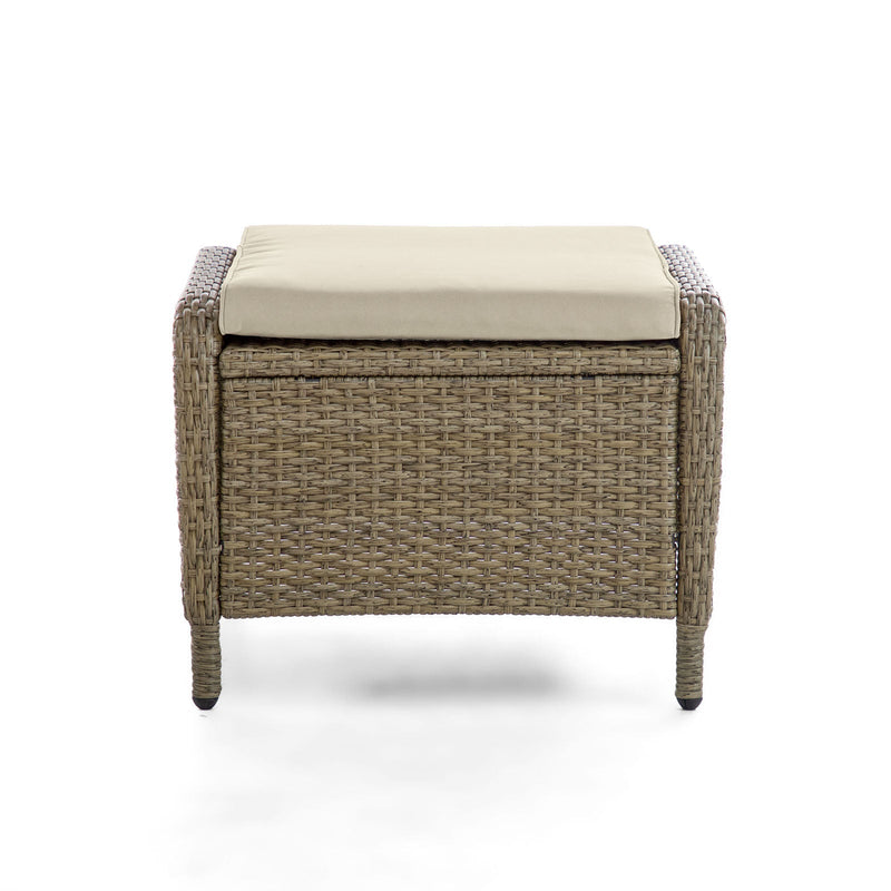Mackay Beige/Natural Teak  4 Piece Chair