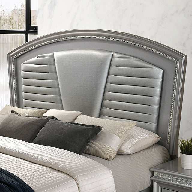 Maddie Silver Eastern King Bed