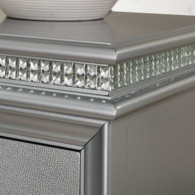 Maddie Silver Eastern King Bed