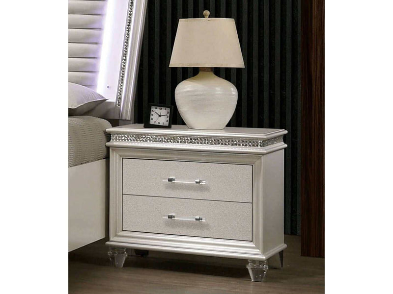 Maddie Silver Nightstand